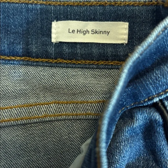 FRAME | denim blue jeans le high skinny 27 - Picture 5 of 6